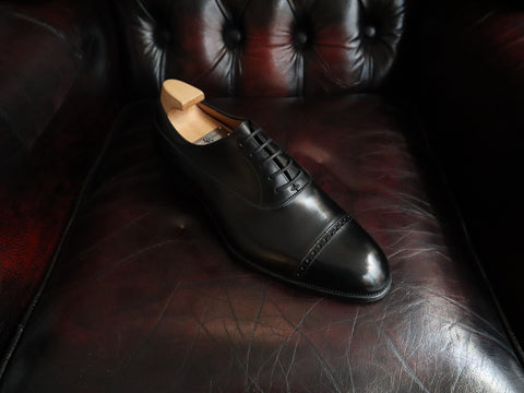 "Warwick" in Black Calf - R18