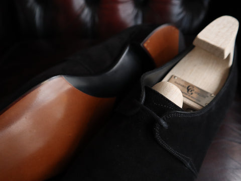 "Forsythe" in Black Suede - MH71