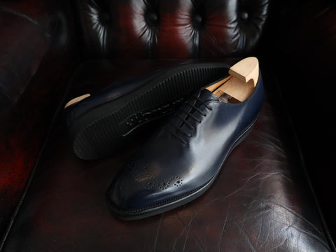 "Grant" in Navy Calf - MH71