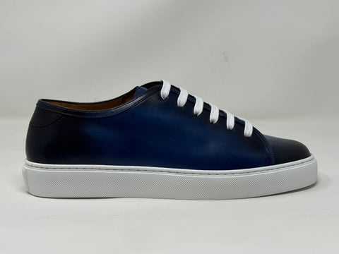 "Silverstone" Sneaker in Sapphire Patina