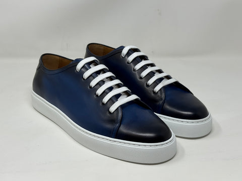 "Silverstone" Sneaker in Sapphire Patina