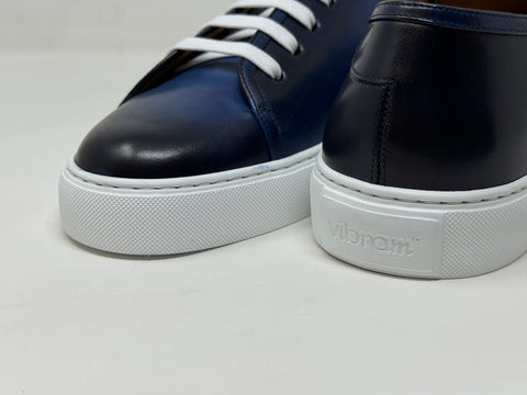 "Silverstone" Sneaker in Sapphire Patina