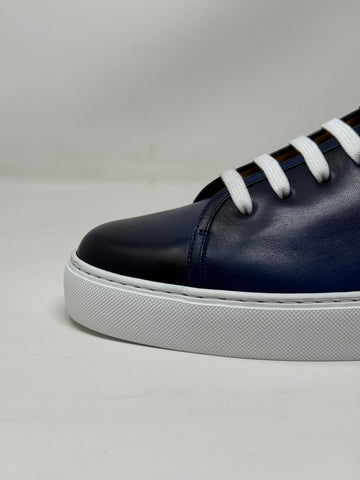 "Silverstone" Sneaker in Sapphire Patina