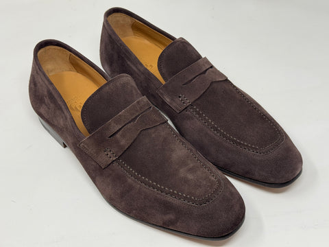 "Portofino" Loafer in Mole Suede
