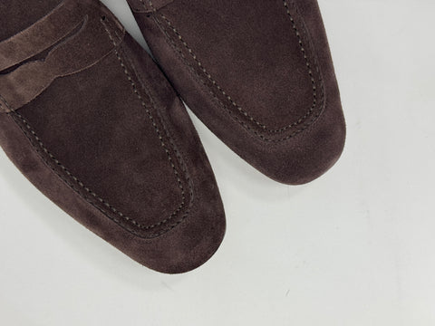 "Portofino" Loafer in Mole Suede