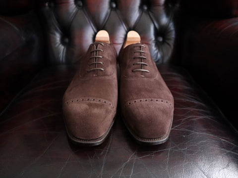 "Churchill" In Mole Suede - S45