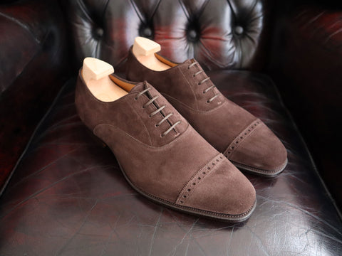 "Churchill" In Mole Suede - S45