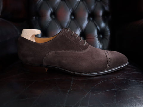 "Churchill" In Mole Suede - S45