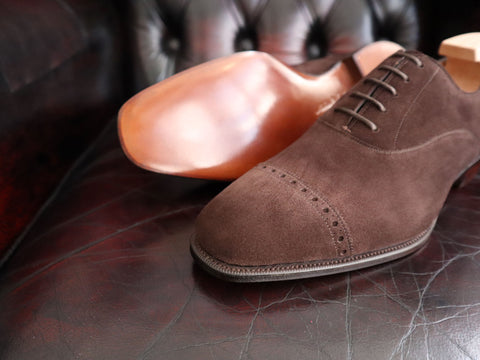 "Churchill" In Mole Suede - S45