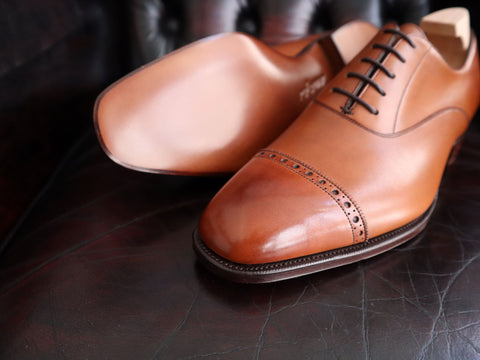 "Churchill" In Vintage Cedar Calf - S45