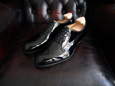 "Cornwell" in Black Patent Leather - KN14