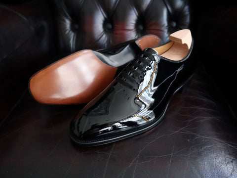 "Cornwell" in Black Patent Leather - KN14