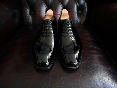 "Cornwell" in Black Patent Leather - KN14