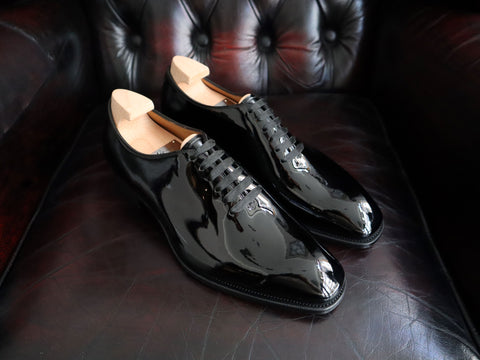 "Cornwell" in Black Patent Leather - KN14