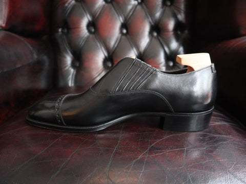 "Langham" in Black Calf - MH71