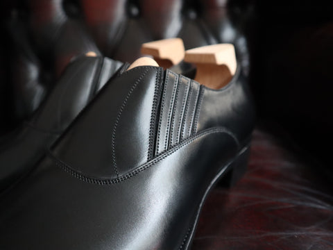 "Langham" in Black Calf - MH71