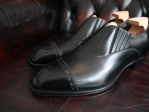 "Langham" in Black Calf - MH71