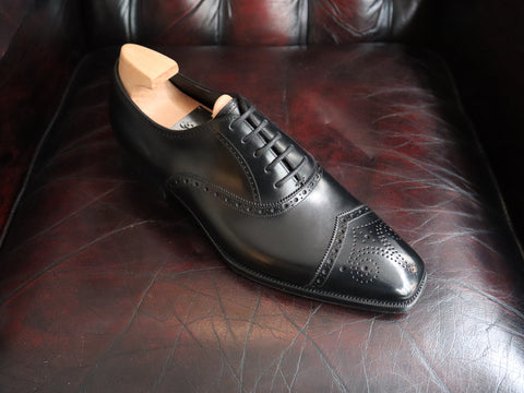 "Highland" In Black Calf - TG73