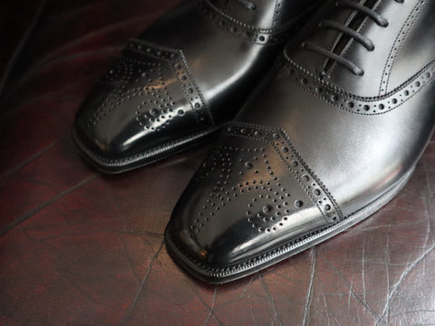 "Highland" In Black Calf - TG73