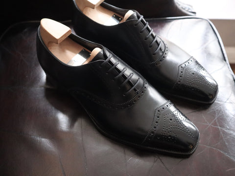 "Highland" In Black Calf - TG73