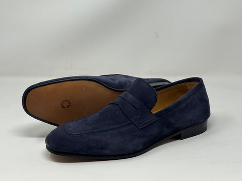 "Portofino" Loafer in Navy Suede