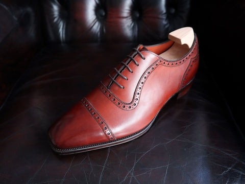 "St James II" in Vintage Cherry Calf - TG73