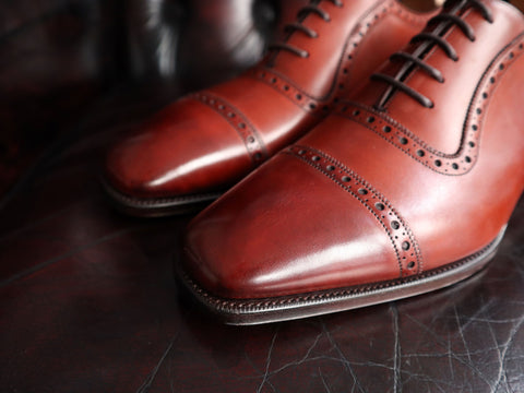 "St James II" in Vintage Cherry Calf - TG73