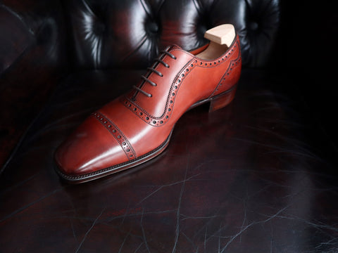 "St James II" in Vintage Cherry Calf - TG73