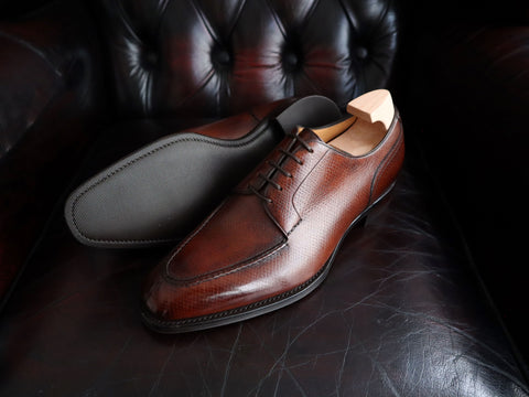 "Stamford" in Oak Hatch Grain Calf - MH71